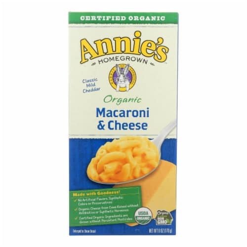 Annie'S Organic Classic Homegrown Cheddar Macaroni & Cheese