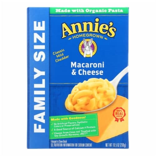Annie'S Homegrown Classic Family Size Macaroni And Cheese