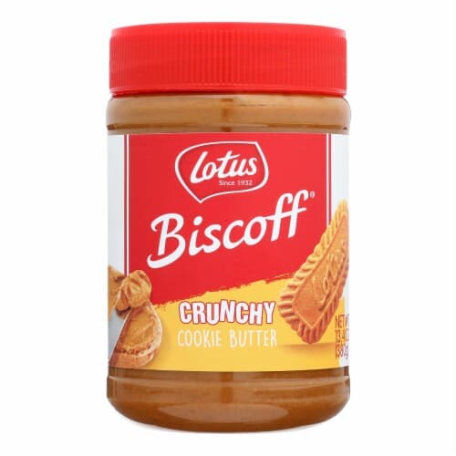 Biscoff Cookie Butter Spread - Peanut Butter Alternative - Crunchy