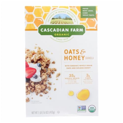 Cascadian Farm Organic Granola Cereal - Oats And Honey