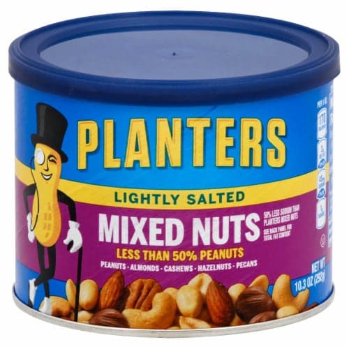 Planters Lightly Salted Mixed Nut, - 12 Per Case