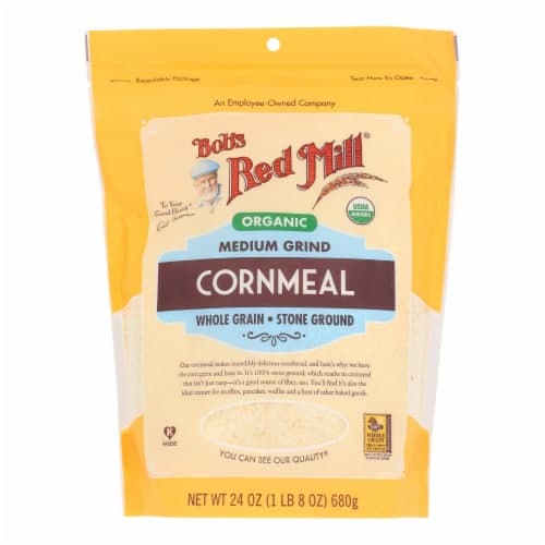 Bob'S Red Mill Organic Medium Grind Whole Grain Cornmeal
