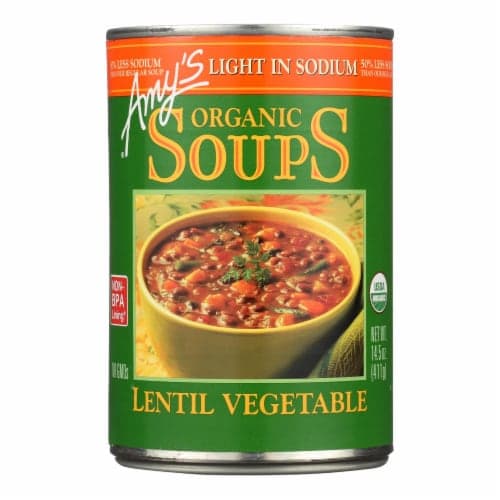 Amy'S - Organic Lentil Vegetable Soup - Low Sodium
