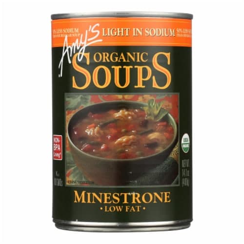 Amy'S - Organic Low Sodium Minestrone Soup