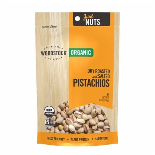 Woodstock Organic Dry Roasted And Salted Pistachios