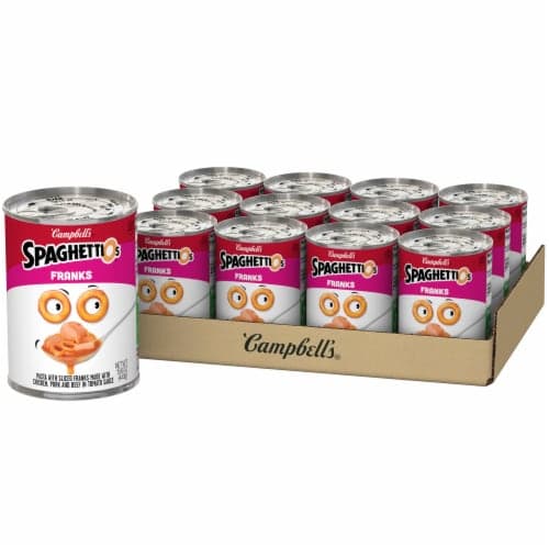 Campbell'S Spaghettios Pasta With Sliced Franks