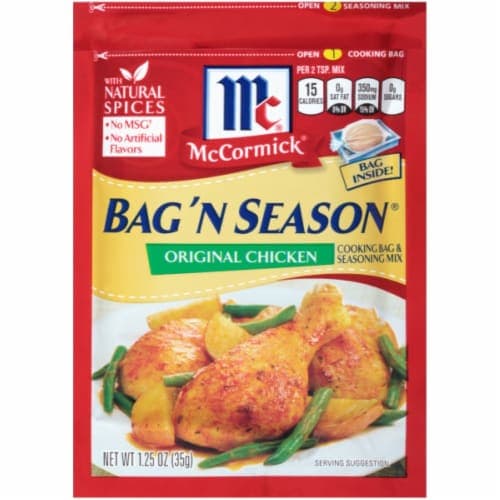 Mccormick Bag 'N Season Original Chicken Cooking Bag & Seasoning Mix