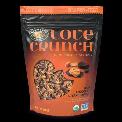 Nature'S Path Organic Love Crunch Granola Dark Chocolate And Peanut Butter