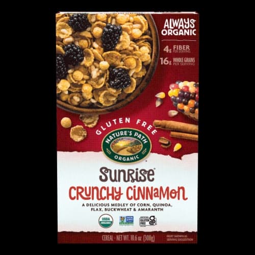Nature'S Path Organic Sunrise Cereal - Crunchy Cinnamon
