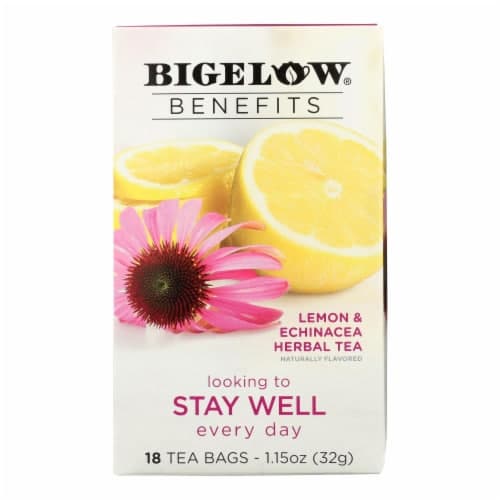 Bigelow Benefits Stay Well Lemon & Echinacea Herbal Tea