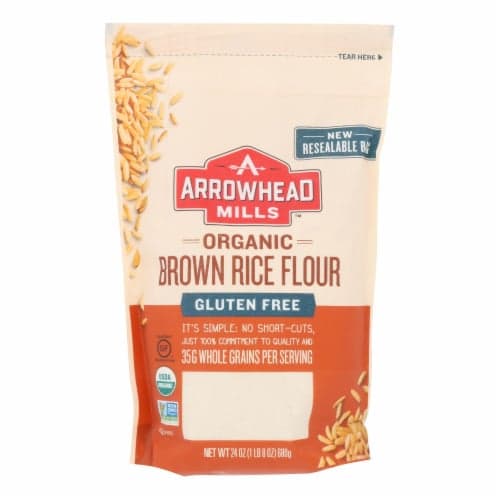 Arrowhead Mills Gluten Free Organic Brown Rice Flour