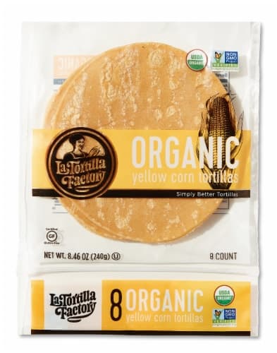 Organic Yellow Corn Tortillas