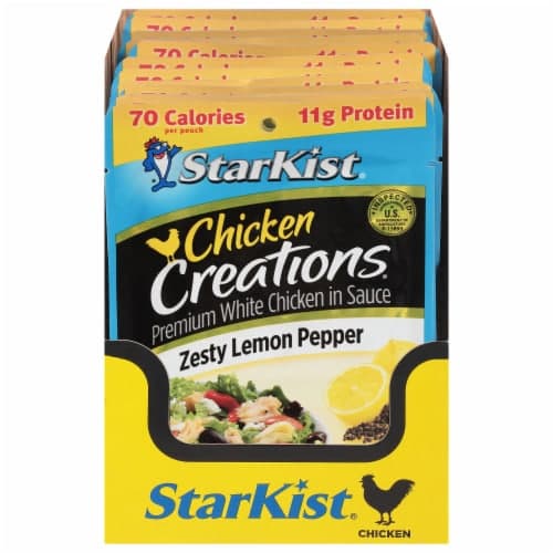 Starkist Chicken Creations Zesty Lemon Pepper Chicken Pouch Case
