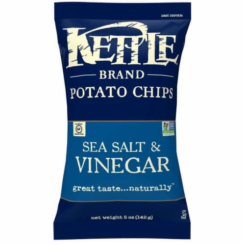 Kettle Sea Salt And Vinegar Potato Chips 