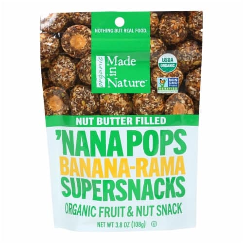 Made In Nature Organic 'Nana Pops Banana-Rama Fruit & Nut Snack