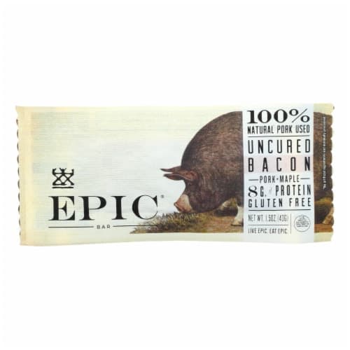 Epic Maple Uncured Bacon And Pork Bars