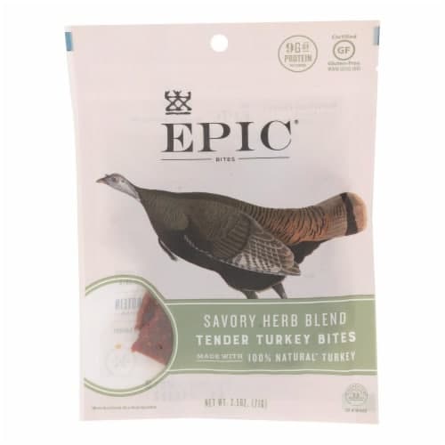 Epic - Jerky Bites - Savory Herb Blend Turkey