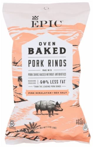 Epic Oven Baked Pink Himalayan Sea Salt Pork Rinds