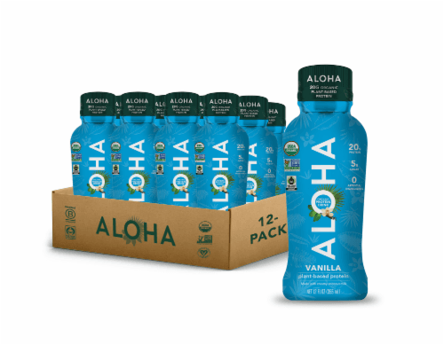 Aloha Organic Plant Based Vanilla Protein Shake