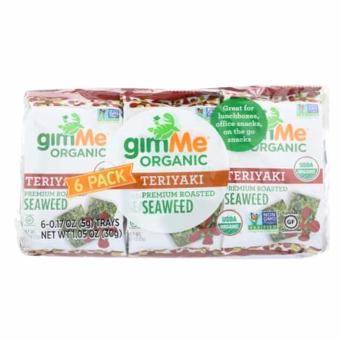 Gimme Organic Teriyaki Roasted Seaweed Snacks