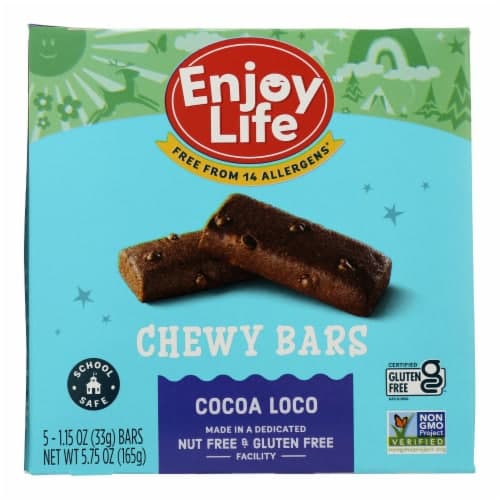 Enjoy Life Gluten Free Cocoa Loco Soft Baked Chewy Bars