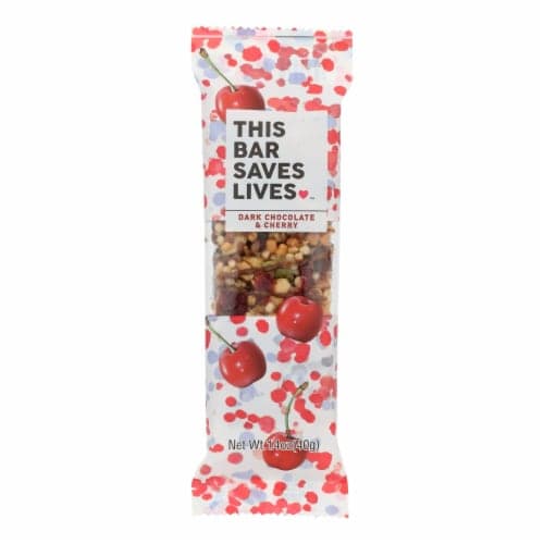 This Bar Saves Lives Dark Chocolate & Cherry Bars