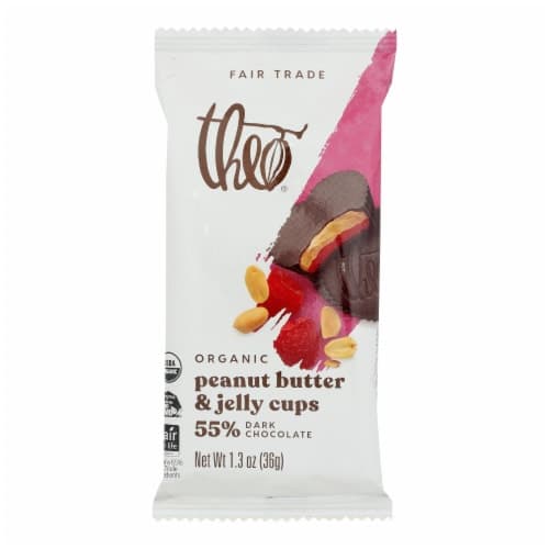 Theo Chocolate - Cups Peanut Butter & Jelly