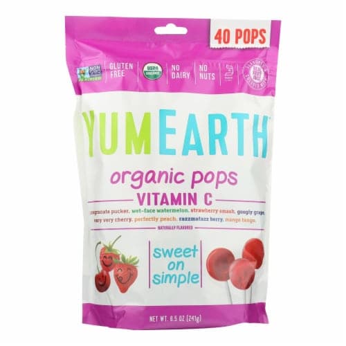 Yum Earth Vitamin C Organic Pops