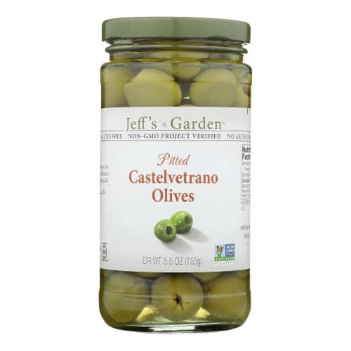 Jeff'S Garden Natural Pitted Castelvetrano Olives