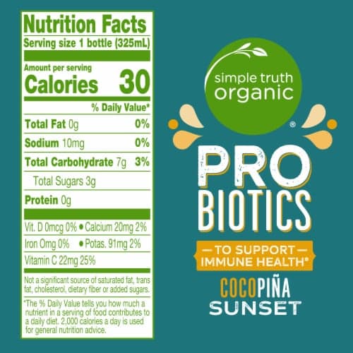 Simple Truth Organic Cocopina Sunset Probiotic Juice Drink