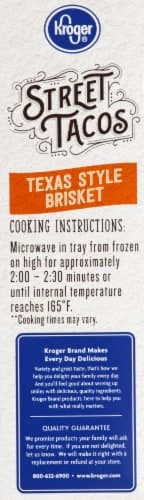Kroger Texas Style Brisket Seasoned Beef Brisket Street Tacos