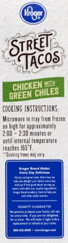 Kroger Chicken With Green Chiles Street Tacos