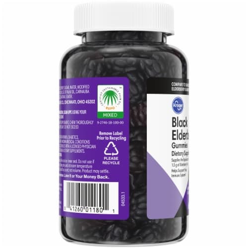 Kroger Black Elderberry Gummy