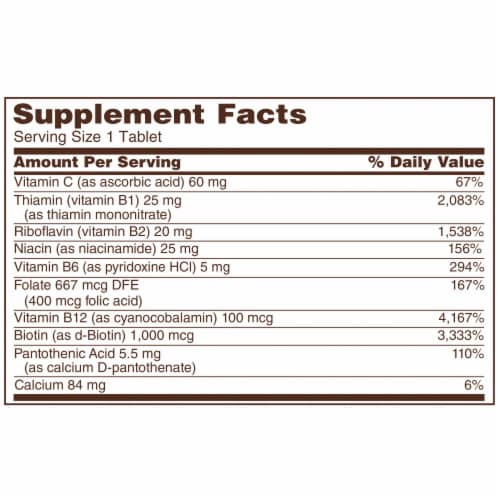 Kroger B Complex With Vitamin