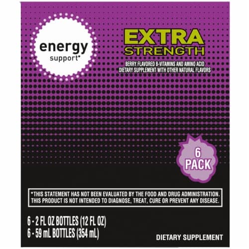 Kroger Extra Strength Berry Flavored Energy Support Dietary Supplement