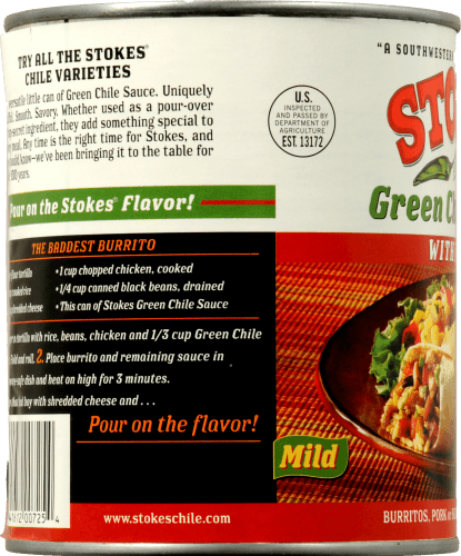 Stokes Green Chile Sauce With Pork