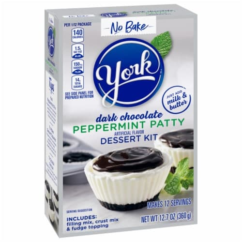 York No Bake Dark Chcocolate Peppermint Patty Dessert Bites Kit