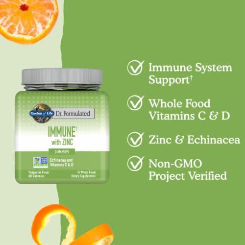 Garden Of Life Immune With Zinc Gummies