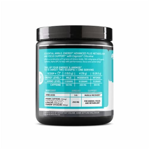 Optimum Nutrition Amin.O. Energy Advanced+ Beach Blast Dietary Supplement