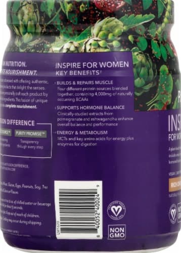 Plantfusion Inspire For Women Chocolate Protein Powder
