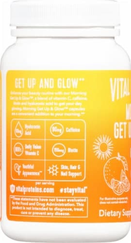 Vital Proteins Morning Get Up & Glow Supplement Capsules