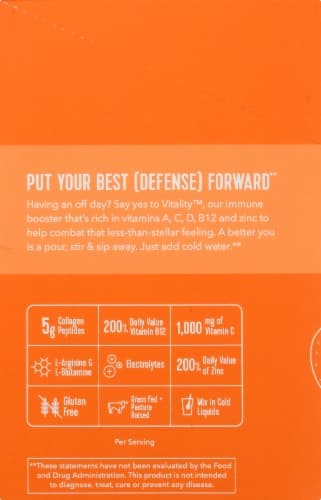 Vital Prteins Vitality Clementine Immune Booster