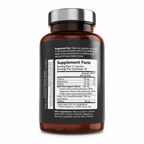 Vitamin Bounty Burn On Keto Calorie Burning Thermogenic Capsules