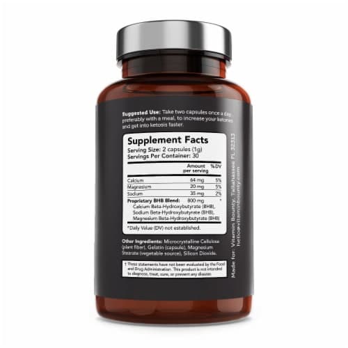 Vitamin Bounty Get Into Keto Exogenous Ketones Capsules