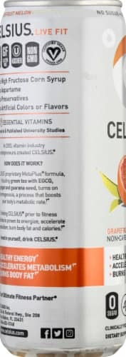 Celsius Grapefruit Melon Green Tea Dietary Supplement Energy Drink