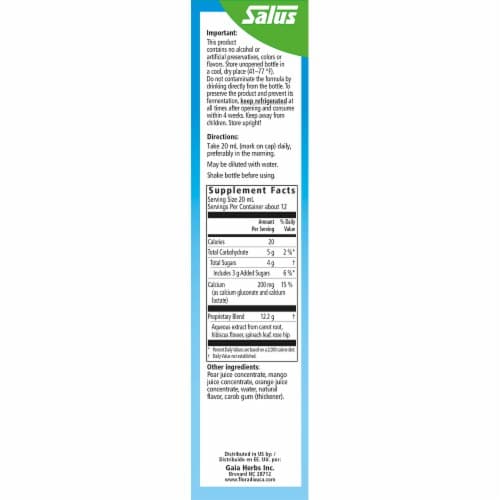 Floradix Calcium Liquid Herbal And Mineral Supplement