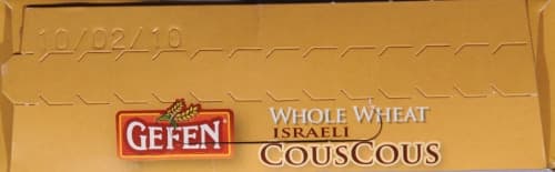 Gefen Israeli Couscous Whole Wheat