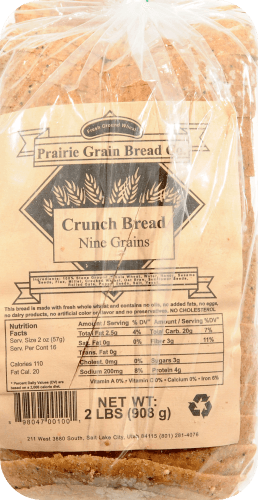 Prairie Grain Bread Co. Nine Grains Crunch Bread