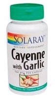 Solaray Cayenne With Garlic Capsules