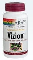 Solaray Vizion Bilberry Special Formula Capsules